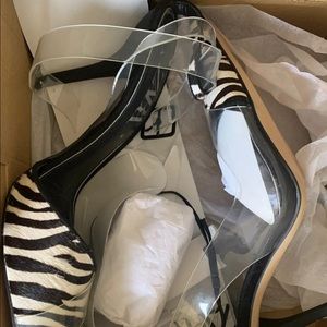ZARA ZEBRA WOMENS DRESS PUMPS